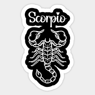 Scorpio Zodiac Sign Sticker